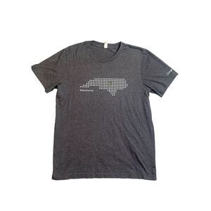 Google Shirt Women Medium Dark Gray #Fiberiscoming Internet Cable Provider Promo